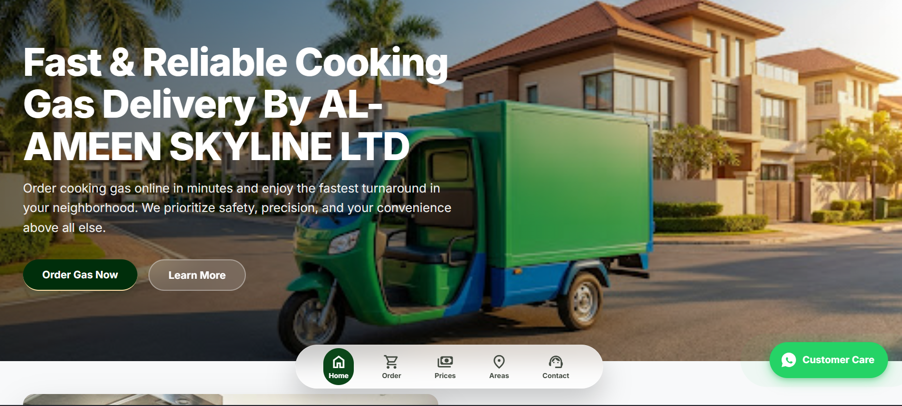 E-commerce website preview
